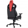 Czarno-czerwony fotel gamingowy Kraken Apollo