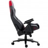 Czerwono-czarny fotel gamingowy Kraken Apollo