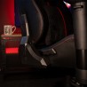 Czerwono-czarny fotel gamingowy Kraken Apollo