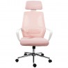 Różowy fotel biurowy Kraken Temida