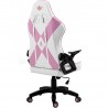 Biało-różowy fotel gamingowy Kraken Feyton