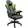 Zielono-Czarny fotel gamingowy Kraken Feyton