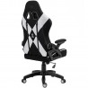 Czarno-biały fotel gamingowy Kraken Feyton