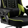 Czarno-zielony fotel gamingowy Kraken Feyton