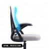 Czarno-szary fotel biurowy Kraken ergonomy series | OUTLET