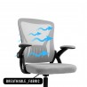 Czarno-szary fotel biurowy Kraken ergonomy series | OUTLET