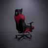 Czerwony fotel biurowy Kraken Keto