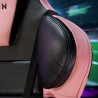 Różowo-czarny fotel gamingowy Kraken Forkis